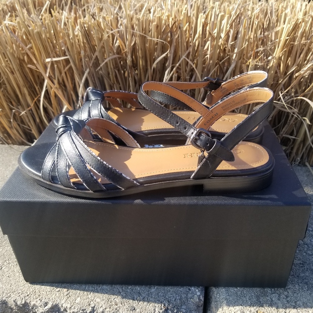 NIB COACH Sophia Sandal Sz 6.5 - Picture 5 of 7
